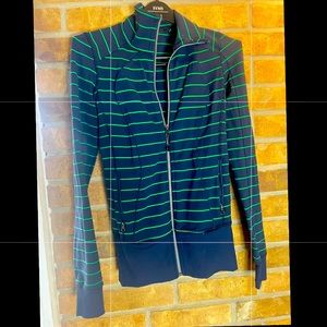 Lululemon striped track jacket size (4)❤️